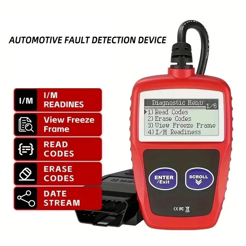 Scanner OBD2 Bluetooth para sistemas ISO VPW PWM CANBUS 12V - Imagem 2