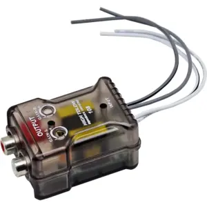 conversor de áudio rac para subwoofer