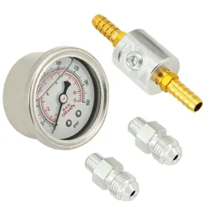 medidor pressão combustível 0-160 psi 1/8 npt