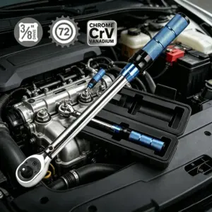 chave de torque 3/8 pol. 5-60 N.m