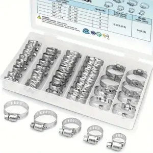 abraçadeira de mangueira aço inox 304 6-29mm