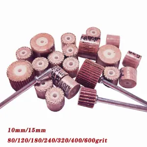 roda de lixa flap 10mm 15mm