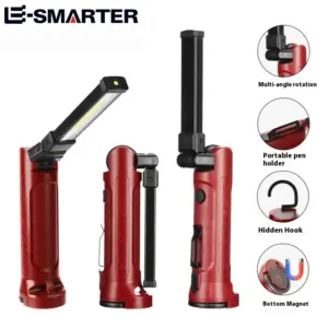 lanterna de trabalho cob usb recarregável