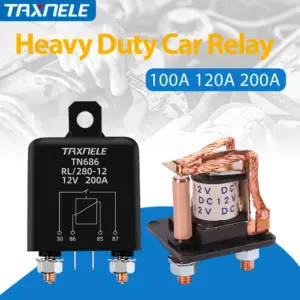 relé de partida automotivo 12v 24v 100a