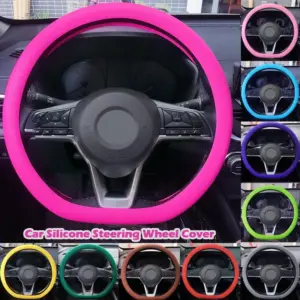 capa de volante silicone universal 33-42cm