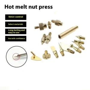 porca de inserção térmica latão
