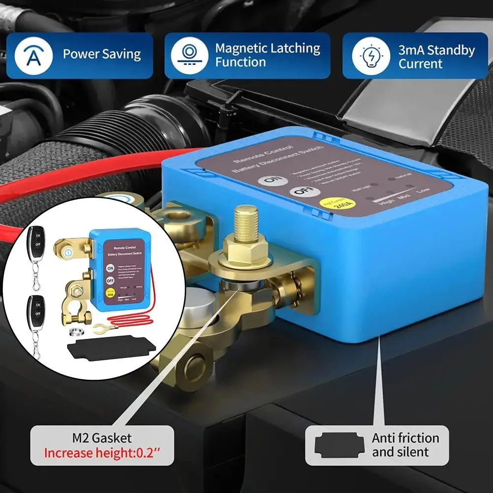 interruptor desconexão bateria 12v controle remoto
