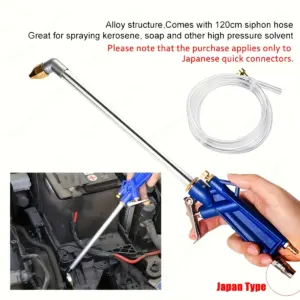 Pistola Pneumática de Limpeza de Motor Automotivo