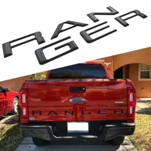 emblema traseiro ford ranger 2019 2020 letras 3d