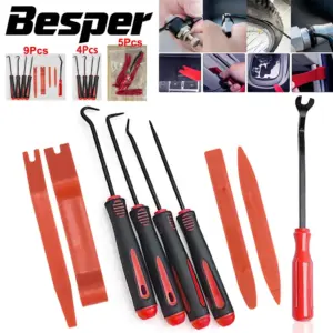Kit Ferramentas Gancho Pega Alicate para Clips Revestimento Carro