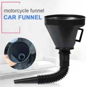 funil óleo boca larga flexível