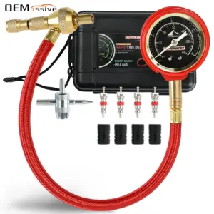 Medidor de pressão de pneus 0-60 PSI com desinflador