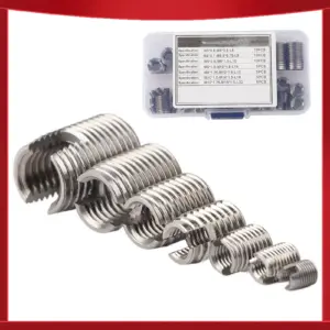 kit inserções roscadas auto-roscantes aço inoxidável
