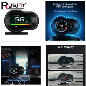 hud obd2 f9 display head-up automotivo