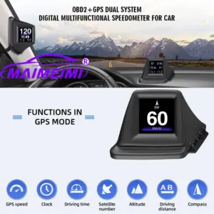 display hud obd2 gps pilar a