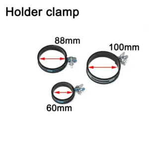 abraçadeira redonda tubo escape motocicleta
