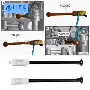 ferramenta remoção conector câmbio audi 0ck