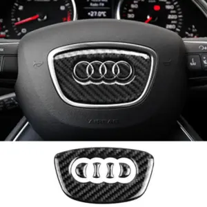 anel volante fibra carbono audi