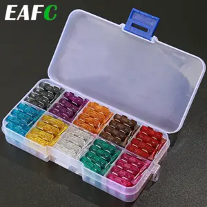 kit fusíveis automotivos lâmina perfil médio