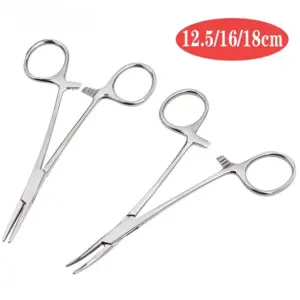 pinça hemostática aço inoxidável