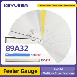 feeler gauge 32 lâminas 0.04-0.88mm