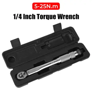 chave de torque ajustável 1/4 5-25nm