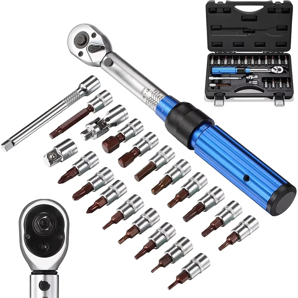 chave de torque 1/4 pol 2-24 N.m bicicleta