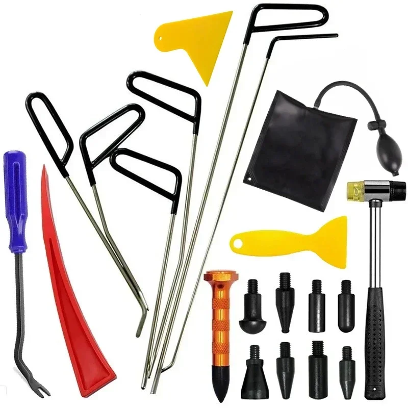 kit ferramentas reparo amassados carro