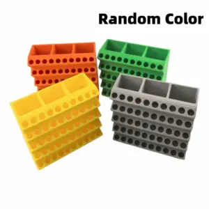 estojo organizador brocas bits 50 furos