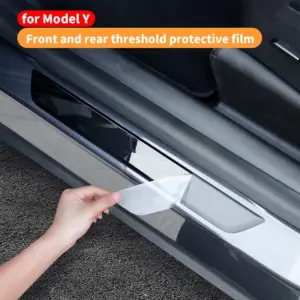 película protetora soleira porta tesla model y
