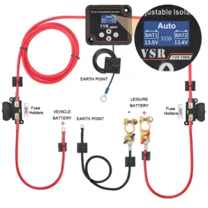 isolador de bateria dupla 12v 140a