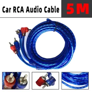 cabo rca áudio automotivo 5m
