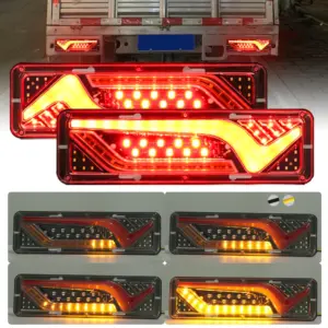 lanterna traseira led 12v 24v caminhão