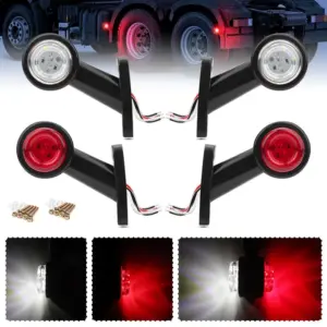 luz marcador lateral led caminhão 12v 24v