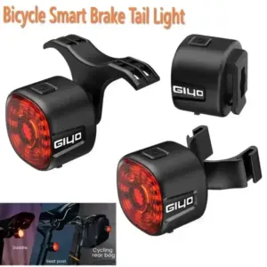 Luz Traseira Bicicleta Sensor Freio Automático IP66 Recarregável