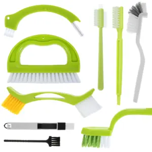 kit 9 escovas limpeza rejuntes