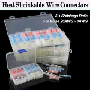 kit conectores fio termoencolhíveis