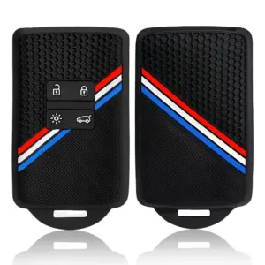 capa chave silicone 4 botões renault dacia