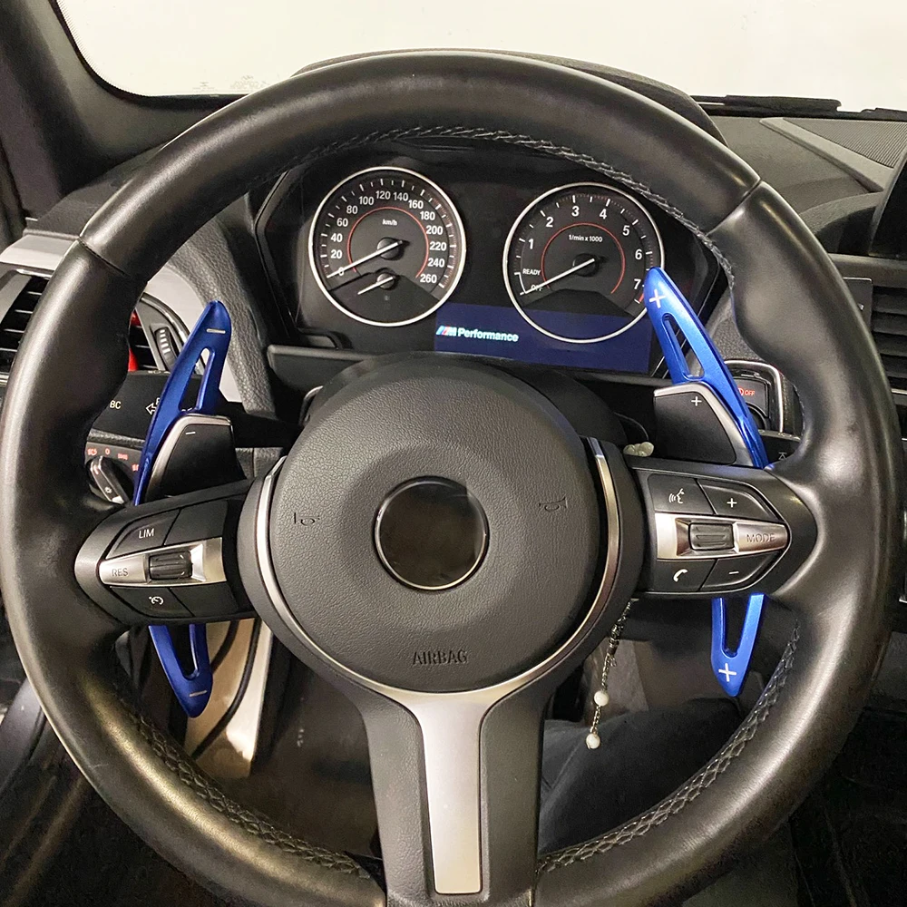 Paddle Shifter Extensão Volante BMW F30 F10 X1 X5 Alumínio Prata - Imagem 6
