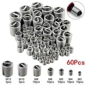 kit insertos roscados m3 m4 m5 m6 m8 m10 m12