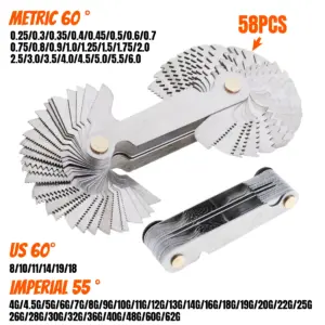 medidor de rosca 58 peças