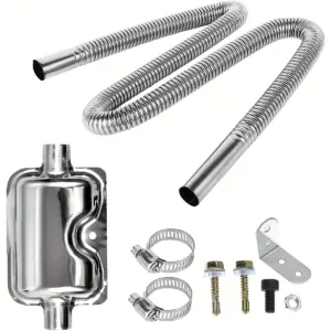 tubo escape flexível aquecedor diesel