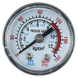 manômetro de pressão 1/8 npt compressor
