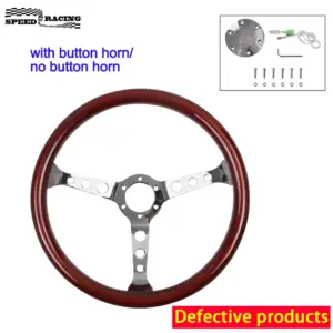 volante esportivo universal 380mm