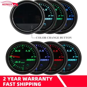 manômetro turbo boost 52mm 12v