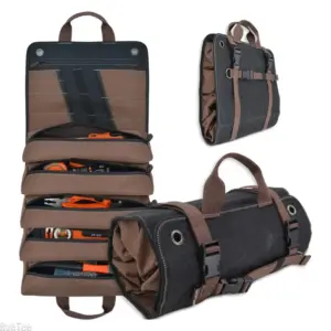 bolsa de ferramentas lona encerada 15 bolsos