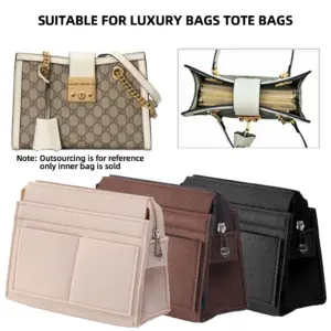organizador de bolsa de feltro