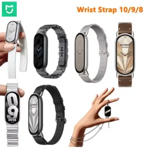 pulseira magnética couro xiaomi band 10