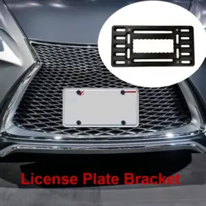 suporte placa licença universal