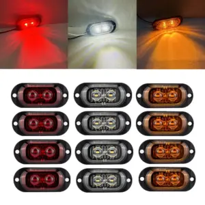 luz de marcação lateral led 12v 24v